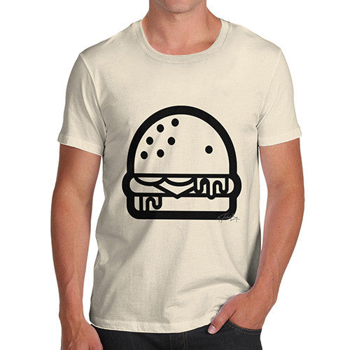 Burger Outline Men's T-Shirt