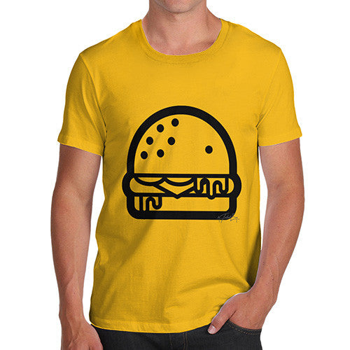 Burger Outline Men's T-Shirt