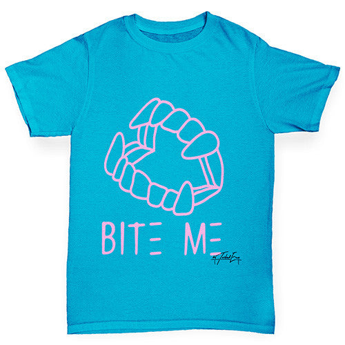 Bite Me Pink Girl's T-Shirt 