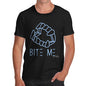 Bite Me Blue Men's T-Shirt