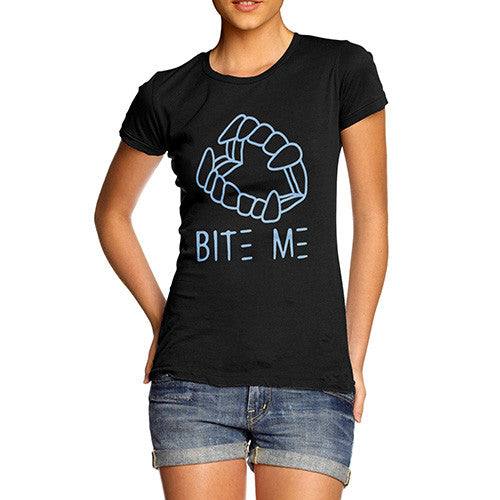 Bite Me Blue Women's T-Shirt 