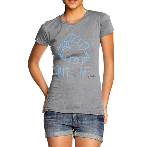 Bite Me Blue Women's T-Shirt 