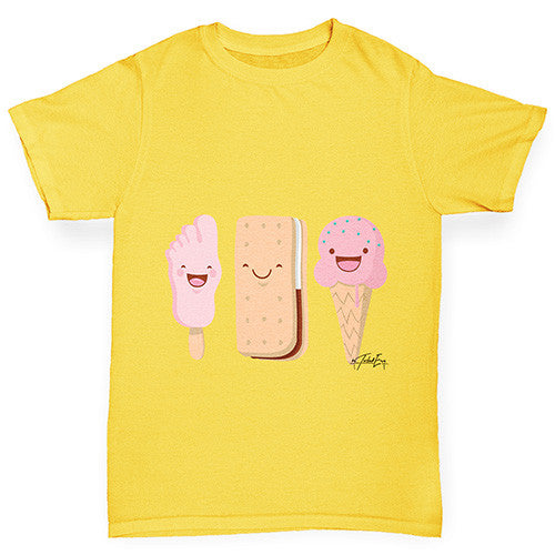 Ice Creams Girl's T-Shirt 