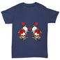 Skulls And Roses Girl's T-Shirt 