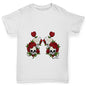 Skulls And Roses Girl's T-Shirt 