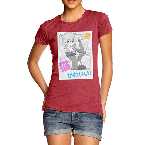 Anime Japanese Selfie Women's T-Shirt 