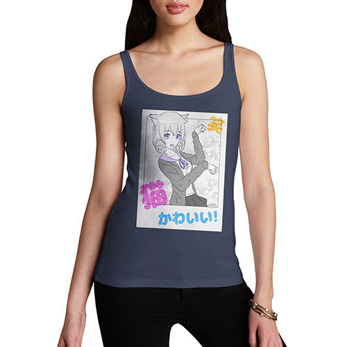 Anime Japanese Selfie Women's Tank Top