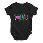 I Heart Dad Finger Paints Baby Unisex Baby Grow Bodysuit