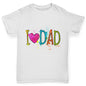 I Heart Dad Finger Paints Boy's T-Shirt