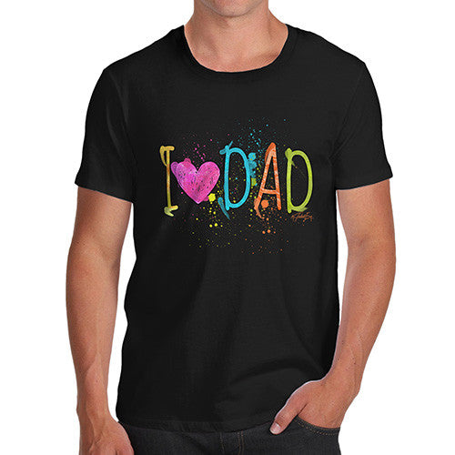 I Heart Dad Finger Paints Men's T-Shirt