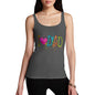 I Heart Dad Finger Paints Women's Tank Top