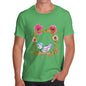 Watercolour Bird Flowers Men's T-Shirt