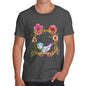 Watercolour Bird Flowers Men's T-Shirt