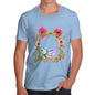 Watercolour Bird Flowers Men's T-Shirt