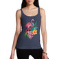 Watercolour Flamingo Flowers  Women's Tank Top