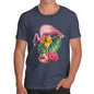 Watercolour Floral Flamingo Men's T-Shirt