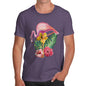 Watercolour Floral Flamingo Men's T-Shirt