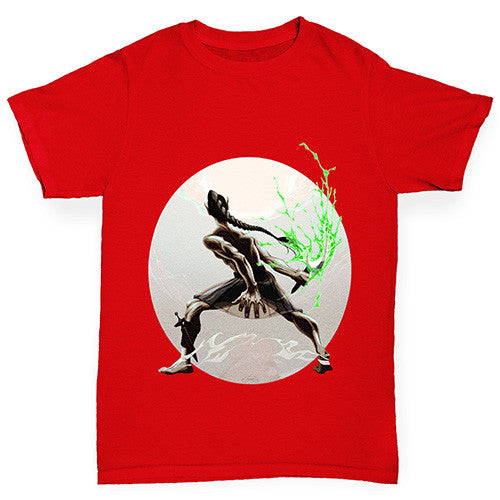 Elf Enchanted Sword Fantasy Boy's T-Shirt