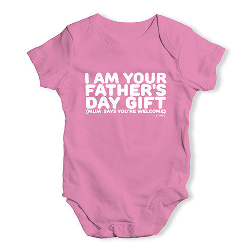 I Am Your Father's Day Gift Baby Unisex Baby Grow Bodysuit