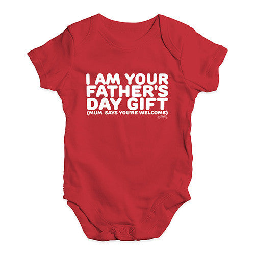 I Am Your Father's Day Gift Baby Unisex Baby Grow Bodysuit