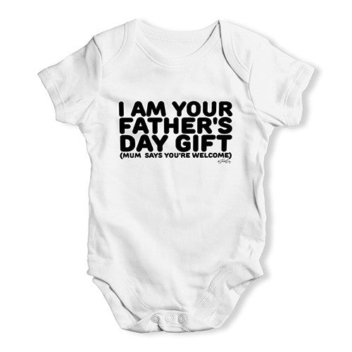 I Am Your Father's Day Gift Baby Unisex Baby Grow Bodysuit