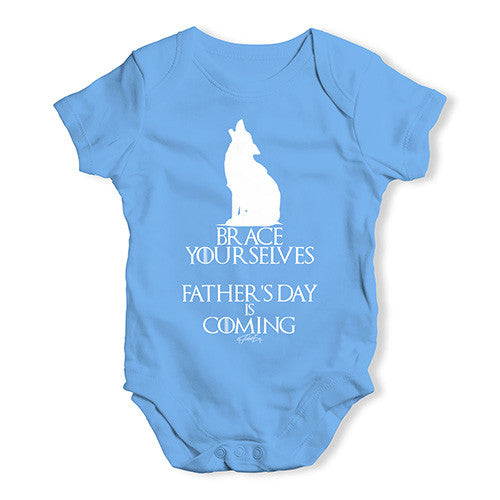 Father's Day Is Coming Baby Unisex Baby Grow Bodysuit