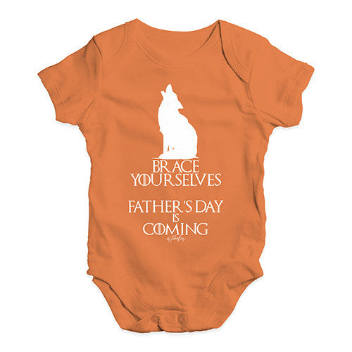 Father's Day Is Coming Baby Unisex Baby Grow Bodysuit