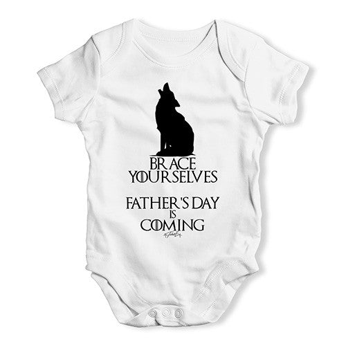 Father's Day Is Coming Baby Unisex Baby Grow Bodysuit