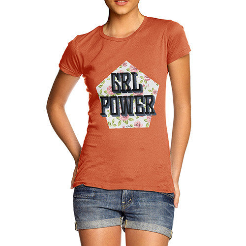 GRL Power Roses Women's T-Shirt 