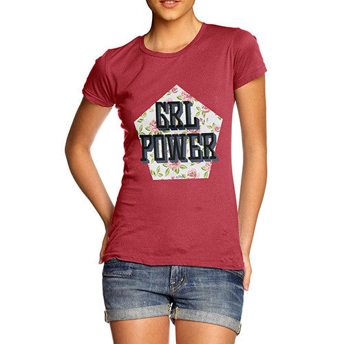 GRL Power Roses Women's T-Shirt 