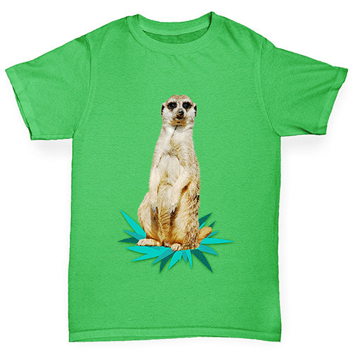 Cute Meerkat Boy's T-Shirt