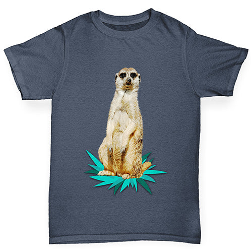 Cute Meerkat Boy's T-Shirt