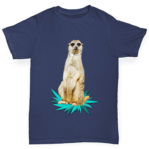 Cute Meerkat Boy's T-Shirt