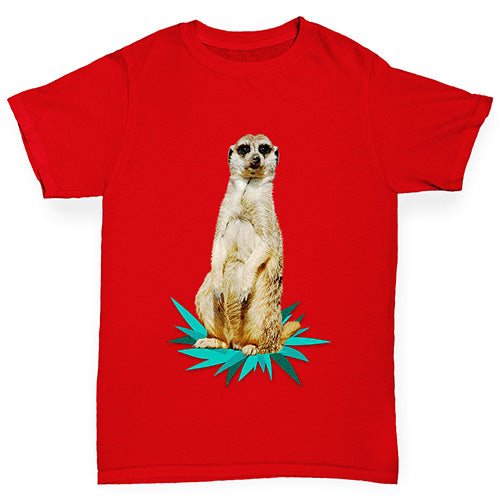 Cute Meerkat Boy's T-Shirt