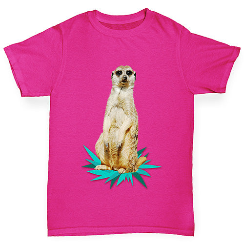 Cute Meerkat Girl's T-Shirt 