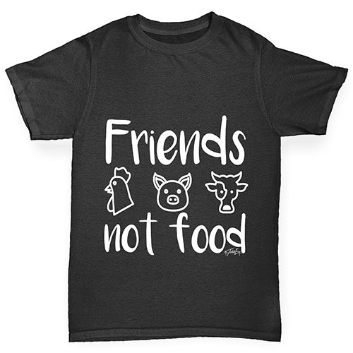 Friends Not Food Boy's T-Shirt