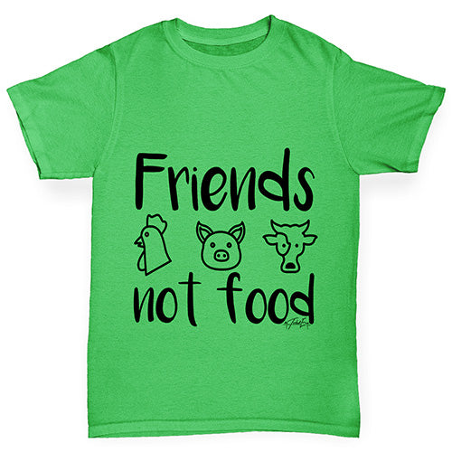 Friends Not Food Boy's T-Shirt