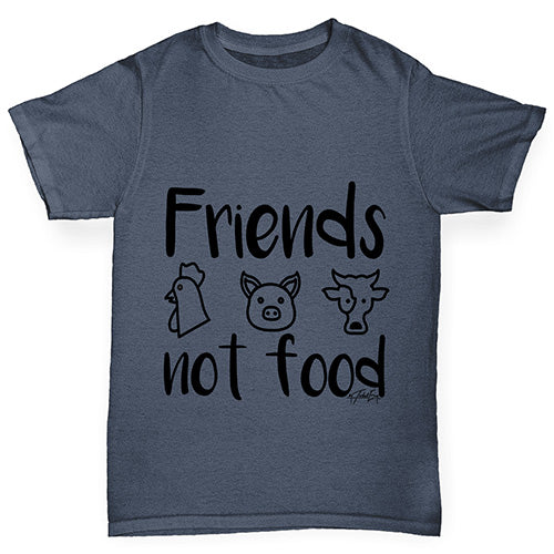 Friends Not Food Boy's T-Shirt