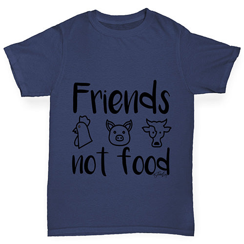 Friends Not Food Boy's T-Shirt