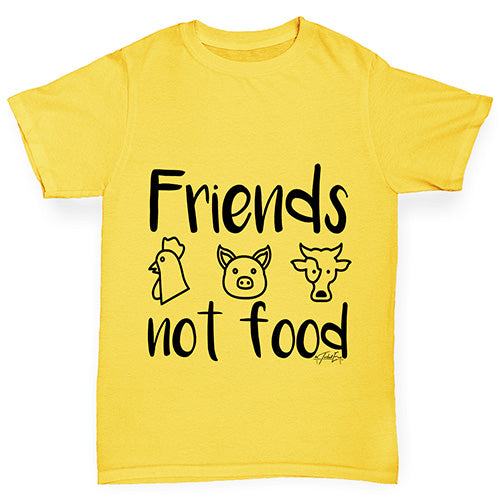 Friends Not Food Boy's T-Shirt