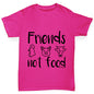 Friends Not Food Girl's T-Shirt 