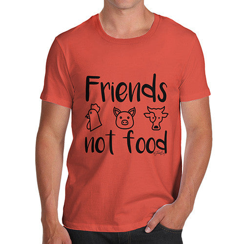 Friends Not Food Men's T-Shirt