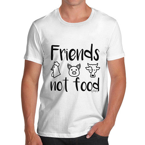 Friends Not Food Men's T-Shirt