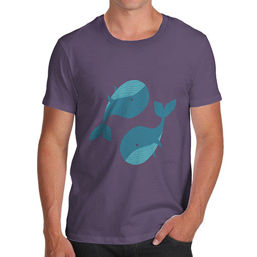 Yin & Yang Whales Men's T-Shirt