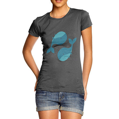 Yin & Yang Whales Women's T-Shirt 