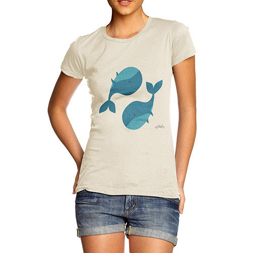 Yin & Yang Whales Women's T-Shirt 