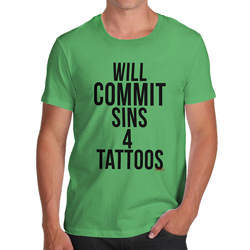 Will Sin 4 Tattoos Men's T-Shirt