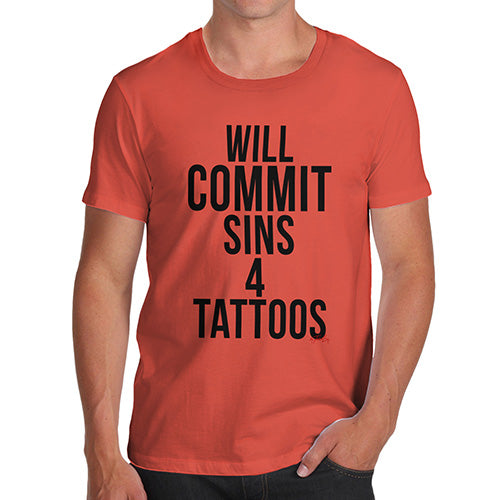 Will Sin 4 Tattoos Men's T-Shirt