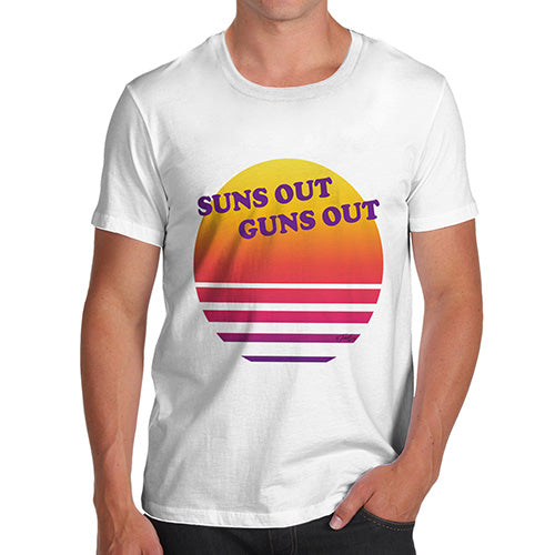 Suns Out, Guns Out Men's T-Shirt