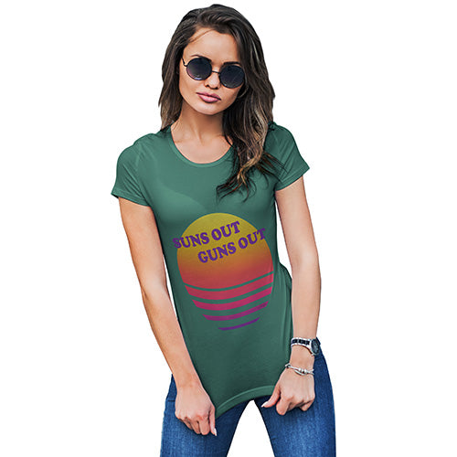 Suns Out, Guns Out Women's T-Shirt 